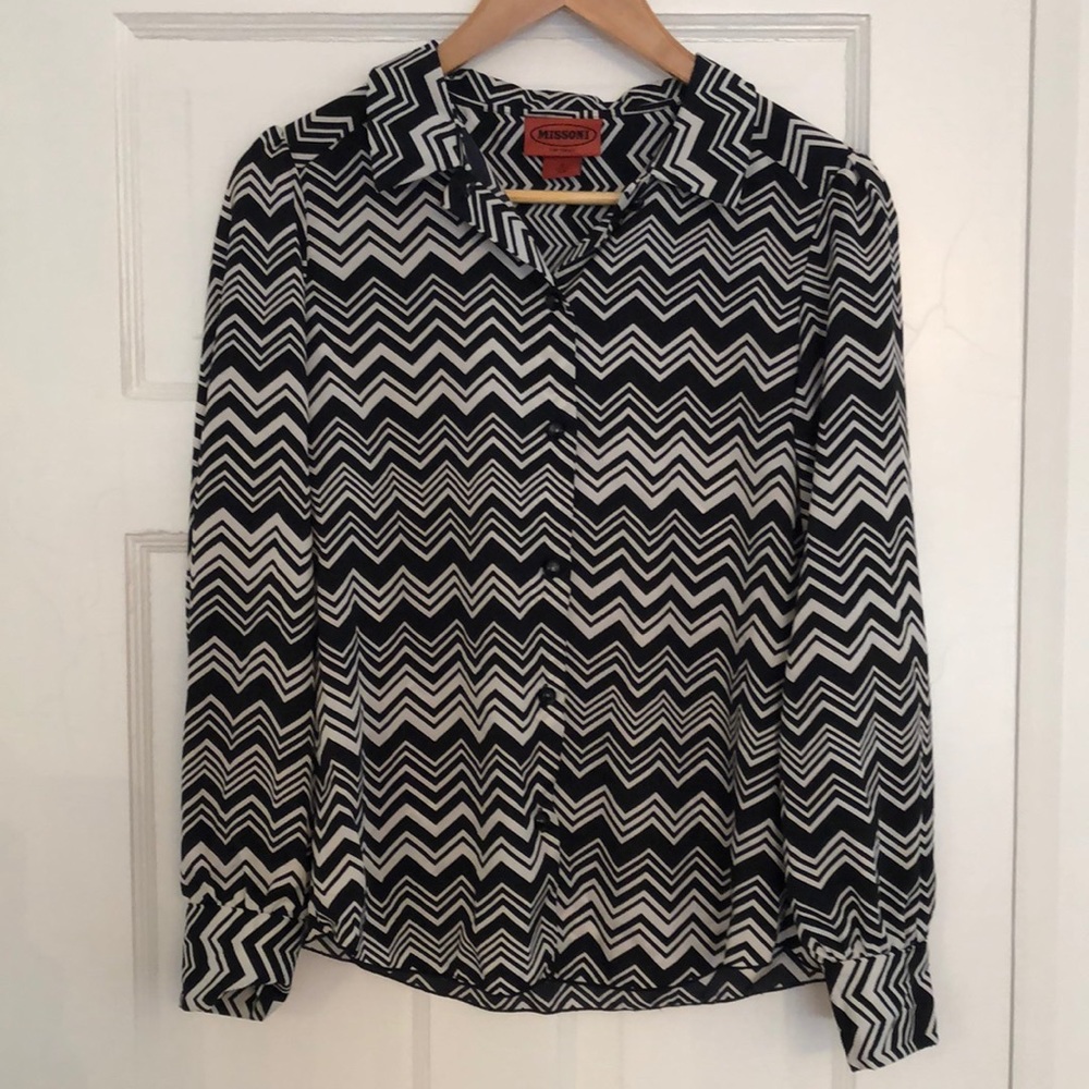 Mission (for Target) zip zag blouse.